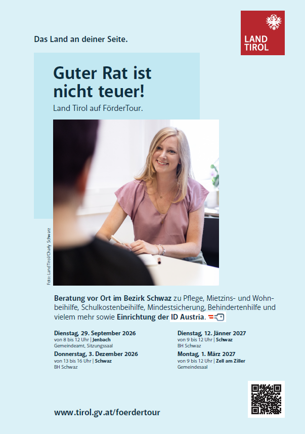 Guter Rat ist nicht teuer! - Land Tirol auf FörderTour